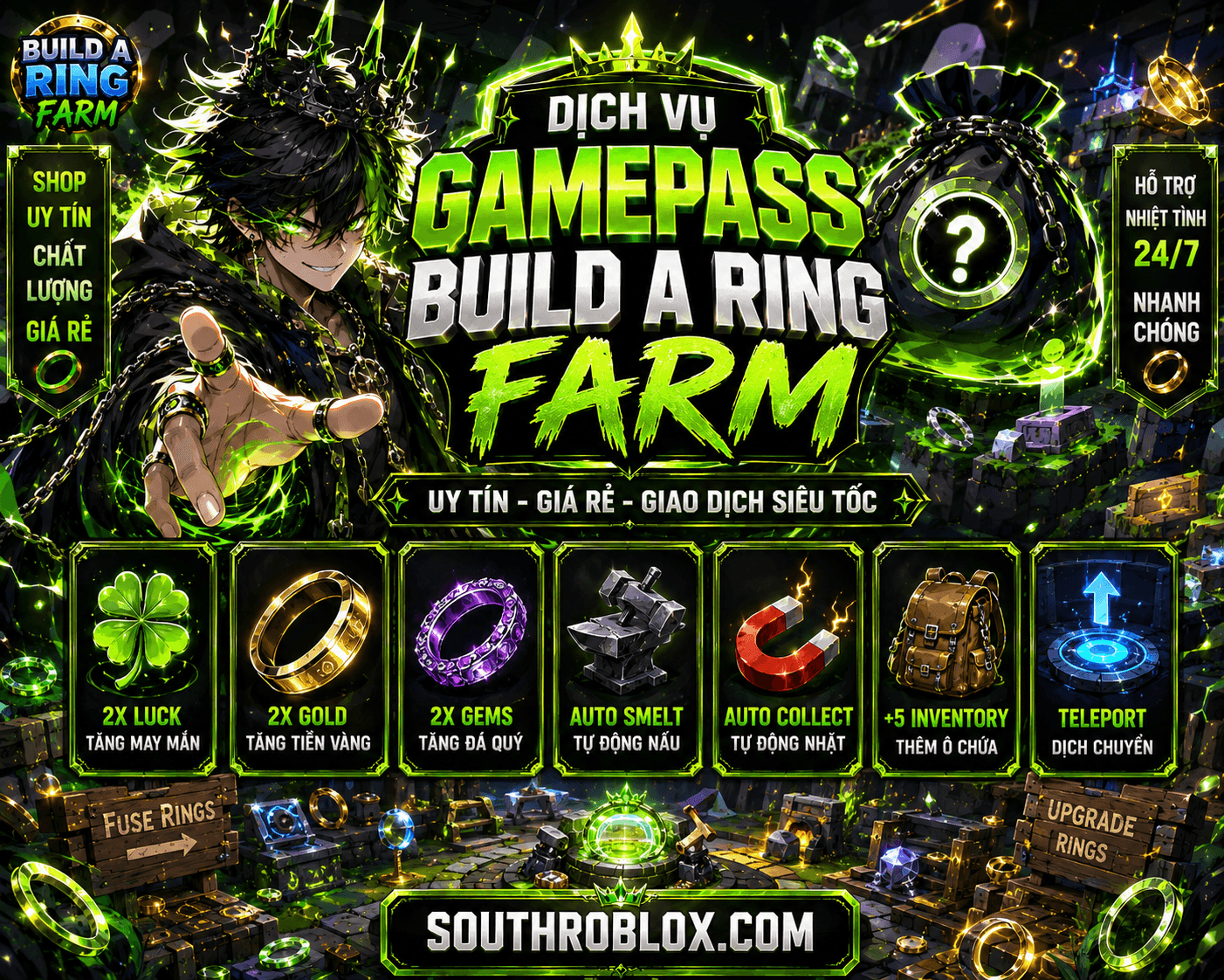 GAMEPASS BUILD A RING FARM