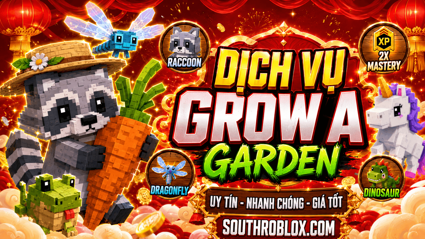 DỊCH VỤ GROW A GARDEN